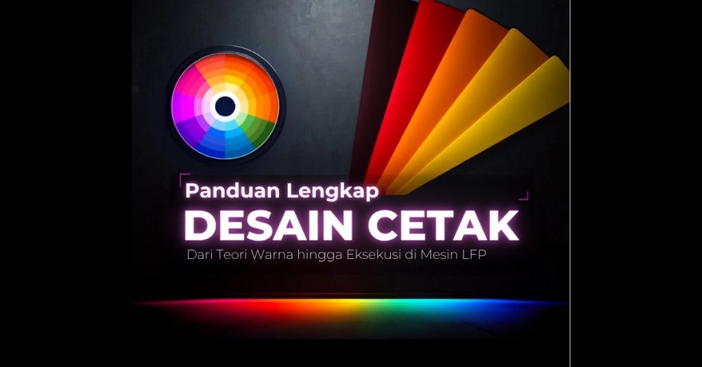 Panduan teori warna dalam desain cetak large format – color wheel CMYK, color psychology, dan tips desain yang efektif