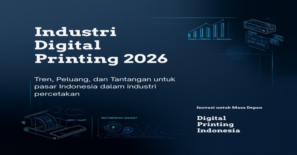 Tren dan peluang industri digital printing Indonesia 2026 – segmen tumbuh, tantangan pasar, dan strategi bisnis percetakan LFP
